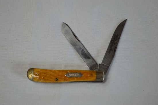 WR Case and Sons, Bradford PA Tested XX 62007 1/2 Knife w/ Man Made, Bone H
