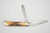 Case Brothers Springville, New York Tested XX 1992 Knife, w/ Handmade Bone