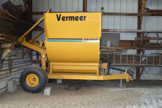 2003 Vermeer BP 7000 Bale Processor, LH Discharge Hydraulic Deflector, Smal