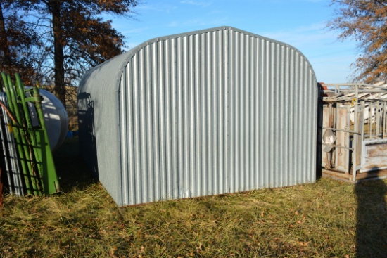 18 ' x 12' Galvanized Heavy Duty Loafing Shed