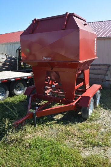 6000 A Portable Bulk Feeder, 6250 lb Capacity by Feed Train