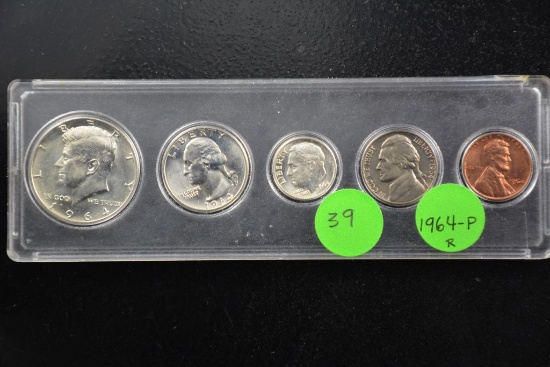 1964 P, Proof Set in Plastic Holder