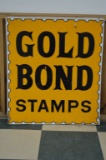 Gold Bond Stamps Metal Sign - 41 1/2