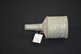 Small Galvanized Funnel For Hit and Miss Motors, With Screen, 8” Tall