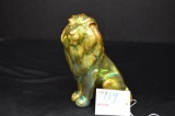 Unmarked Luster Green/Yellow Lion 6 in.