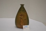 Dickensware X, 355, 7 - Female Golfer Vase, 7 1/2 in.