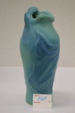 Vanbriggle Blue Glazed Earthenware Loreley Vase, 10 in.