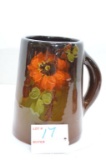 Unmarked Rozane Ware Mug w/ Flower on Front