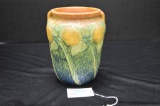 Roseville 6 in. Sunflower Vase
