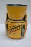 Roseville #8, Art Pottery Vase, 9 in. Tall