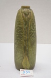 Vanbriggle Green Matte Finish Vase #153, 10 in.