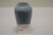 Munchie Vase w/ Matte Blue Finish, 4 1/2 in. - Slight Crack in Rim