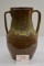 North State Pottery Co. Vase, Double Handled, Handmade Cameron, NC