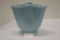 Weller Softone Blue Vase, 6 1/2 x 8 1/2 in