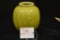 Rookwood Bulbous Vase, Green Stamped w/ Flowers, #6863, 5 in.