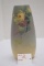 Weller Hudson Style Wild Rose Vase, Signed by Timberlake, 8 1/2 in.