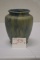 Unmarked Blue Motted Vase, 5 3/4 in.
