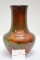 Unmarked Weller/Louwelsa?, Rozane Royal? w/ Orange Wild Roses Vase, 8 1/2 i