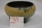 Weller? Three Footed Bowl/Dish w/ Matte Yellow-Green Hudson Style Design