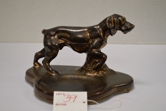 The Mosaic Tile Co. Hunting Dog Change Dish, Zanesville O & New York, NY, 8