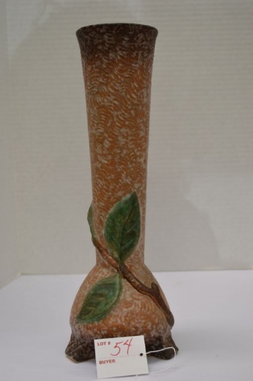 Unmarked "Malverne" Vase w/ Textured Body, 13 1/2 in.