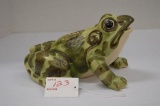 Unmarked Frog, 8 in. - Front Left Leg Repaired