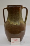 North State Pottery Co. Vase, Double Handled, Handmade Cameron, NC