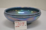 Cowan Blue Luster Bowl, #407, 7 in.