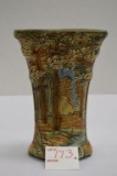 Weller Flared Vase, Forrest Pattern, 8 in.