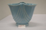 Weller Softone Blue Vase, 6 1/2 x 8 1/2 in