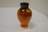 Rookwood Vase, Rozane Ware and Maple Leaf Design, E.W.B. #375, 5 in.