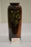 Weller Rozane Type Vase w/ Grapes, #25, 9 in.