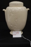 Weller Pottery in Ginger Jar, Cream Glaze 