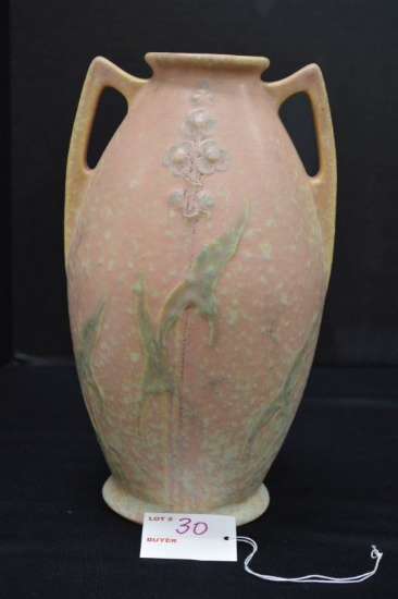 Roseville Cremona Vase, Double Handled, 10 in. Tall