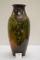 Weller #77 Louwelsa Pottery #479 17in Floor Vase w/ Grape Pattern, Signed M