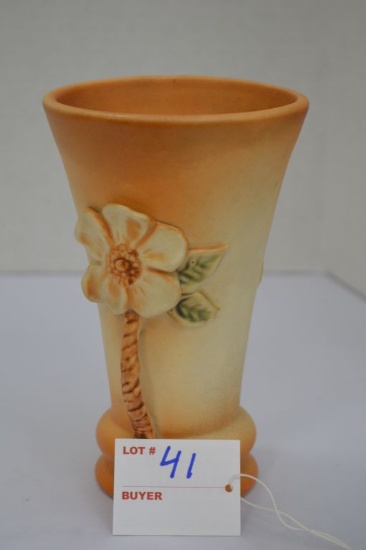 Weller - Apple Blossom Vase 6 1/2" Marked
