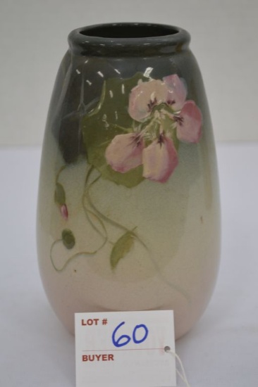 Rose Weller- Eocean Vase 8"- Hand Painted Marked on Bottom
