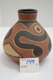 Clifton Pottery- Founded By Willam Long - -in 1905, 6in Bulbows Art Vase