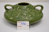 Phloron (?) Squat w/ Fruit Pattern- 8in Vase
