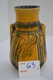 Roseville- Laurel Vase 6 1/4 Marked w/ 667 & X