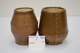 2 Piece Mug, Not Match, Berrel Has Inside Crack and Chip-Marked, Clewell Ca