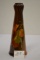 Unmarked Rozane Style Vase w/ Leaf Pattern, #54, 10 in.