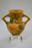 Roseville USA Yellow Peony Vase, #168-6