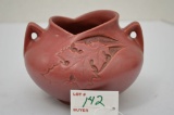 Roseville USA Silhouette Burgundy Vase, #741-4