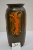 Roseville Rosecraft Panel Nude Vase, 10 in.