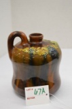Unmarked Jug w/ Grape and Wreath Design, 