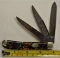 1998 Bulldog Brand, Hammer Forged, Solingen Germany, Triple Blade - 1 Etche