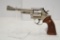 S & W Model 13-3 357 Magnum 6 Shot Double Action Pistol Nickel Finish Walnu