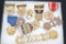 Lot of Vintage NRA Medals & 1 - 1927 NY National Guardsman Medal in Display Box