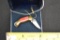 Rare United Italy Miniature Pocket Knife Earring - Red Handle